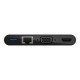 Belkin AVC005BTBK hub & concentrateur USB 3.2 Gen 1 (3.1 Gen 1) Type-C Noir