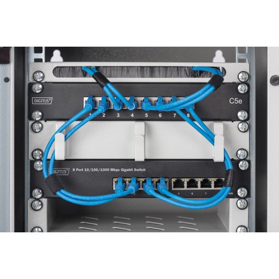 Digitus Commutateur PoE+ Gigabit Ethernet 10 pouces 8 ports, L2+ Managed