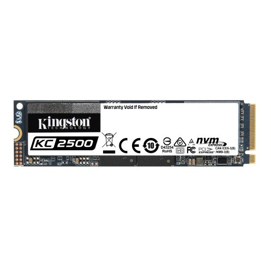 Kingston Technology KC2500 disque SSD M.2 500 Go PCI Express 3.0 3D TLC NVMe