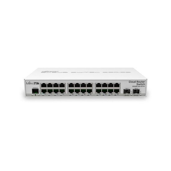 Mikrotik CRS326-24G-2S+IN commutateur réseau Géré Gigabit Ethernet (10/100/1000) Connexion Ethernet POE Blanc