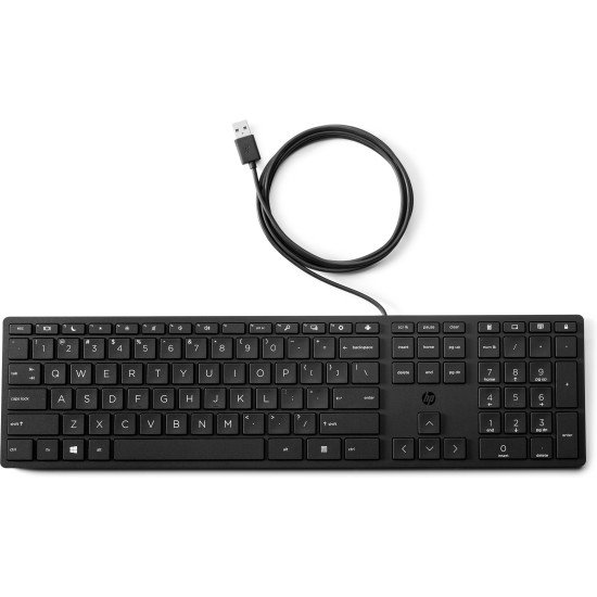 HP 320K clavier USB AZERTY BE Noir