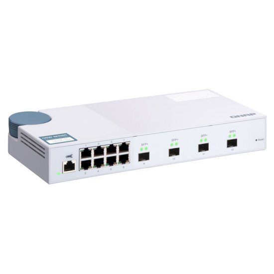 QNAP QSW-M408S commutateur réseau Géré L2 Gigabit Ethernet (10/100/1000) Blanc