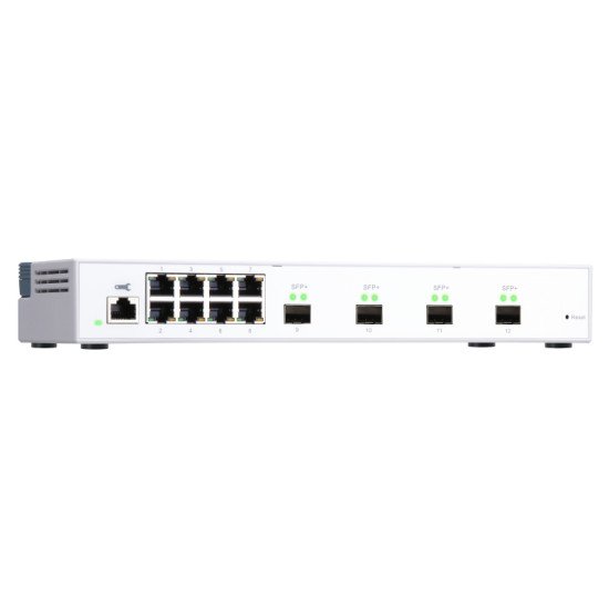 QNAP QSW-M408S commutateur réseau Géré L2 Gigabit Ethernet (10/100/1000) Blanc