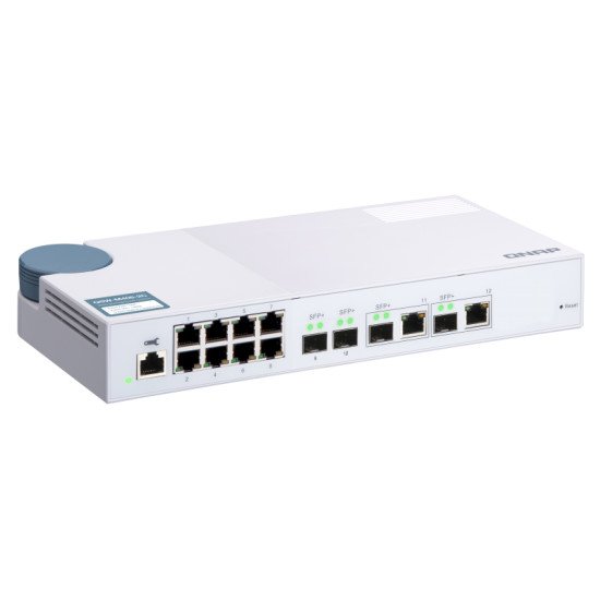 QNAP QSW-M408-2C commutateur réseau Géré L2 10G Ethernet (100/1000/10000) Blanc