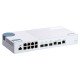 QNAP QSW-M408-2C commutateur réseau Géré L2 10G Ethernet (100/1000/10000) Blanc