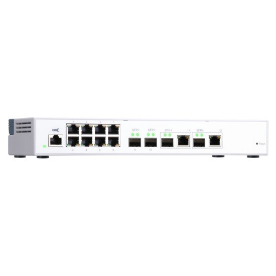 QNAP QSW-M408-2C commutateur réseau Géré L2 10G Ethernet (100/1000/10000) Blanc