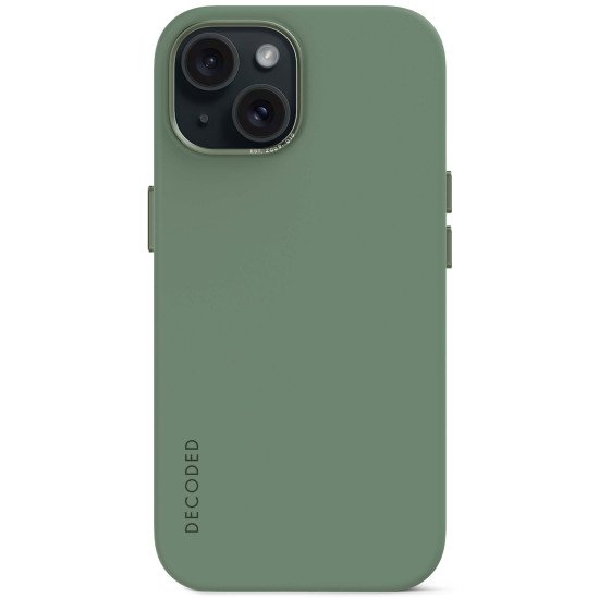 Decoded AntiMicrobial Silicone Backcover iPhone 15 Plus Sage Leaf coque de protection pour téléphones portables 17 cm (6.7") Housse Vert