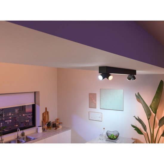 Philips Hue White and Color ambiance Plafonnier Centris 4 spots