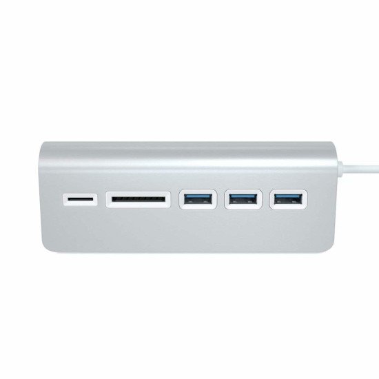 Satechi ST-3HCRS station d'accueil USB 3.2 Gen 1 (3.1 Gen 1) Type-A Argent