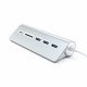 Satechi ST-3HCRS station d'accueil USB 3.2 Gen 1 (3.1 Gen 1) Type-A Argent