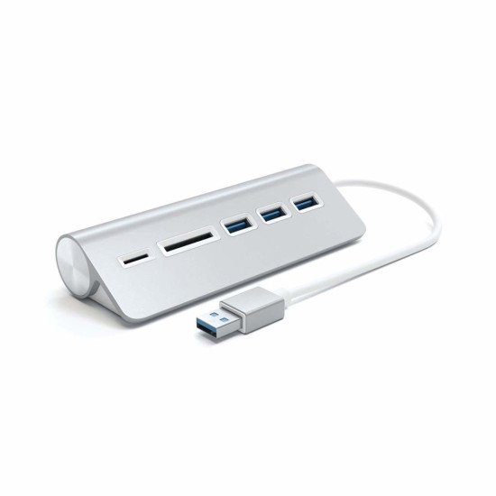 Satechi ST-3HCRS station d'accueil USB 3.2 Gen 1 (3.1 Gen 1) Type-A Argent