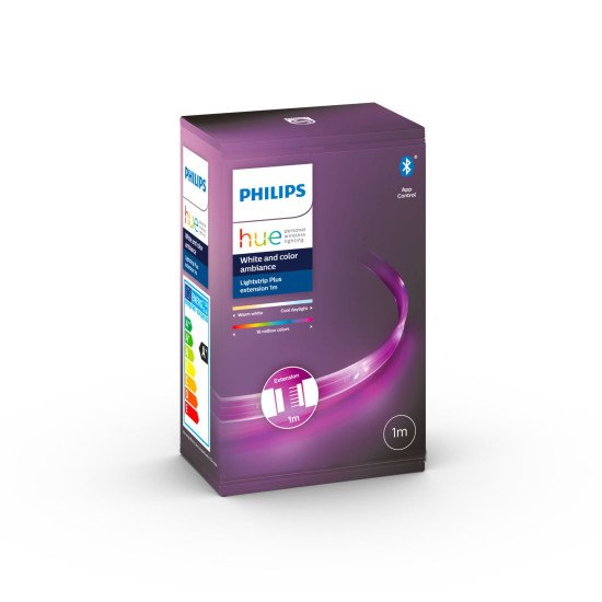 Philips Hue White and Color ambiance Extension Lightstrip Plus V4 1 mètre