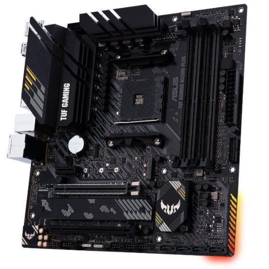 ASUS TUF GAMING B550M PLUS Carte mère Emplacement AM4 Micro ATX AMD B550