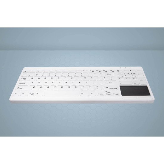 Active Key AK-C7412 clavier USB Anglais britannique Blanc