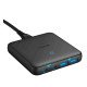 Anker 543 Powerport Atom III Universel Noir Charge rapide Intérieure