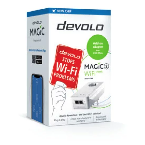 Devolo Magic 2 WiFi Next Starterkit, CPL Blanc