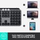 Logitech MX Keys for Mac clavier RF sans fil + Bluetooth QWERTZ Aluminium, Noir