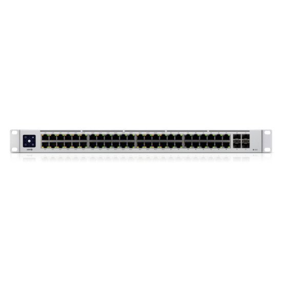 Ubiquiti Networks UniFi USW-48-POE commutateur réseau Connexion Ethernet, supportant l'alimentation via ce port (PoE) Acier inoxydable