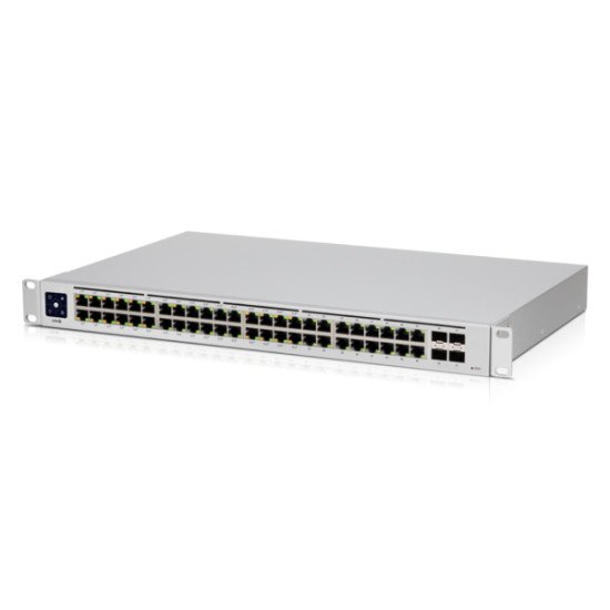 Ubiquiti Networks UniFi USW-48-POE commutateur réseau Connexion Ethernet, supportant l'alimentation via ce port (PoE) Acier inoxydable