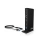 ICY BOX IB-DK2251AC Avec fil USB 3.2 Gen 2 (3.1 Gen 2) Type-A Noir