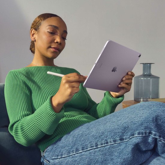 Apple iPad Air (6th Generation) Air 5G Apple M TD-LTE & FDD-LTE 512 Go 33 cm (13") 8 Go Wi-Fi 6E (802.11ax) iPadOS 17 Beige