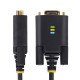 StarTech.com Câble Série Null Modem vers USB de 2m, Rétention COM, FTDI, USB-A vers DB9 RS232, Câble Adaptateur USB DB9, Vis/Écrous DB9 Interchangeables, Windows/macOS/Linux