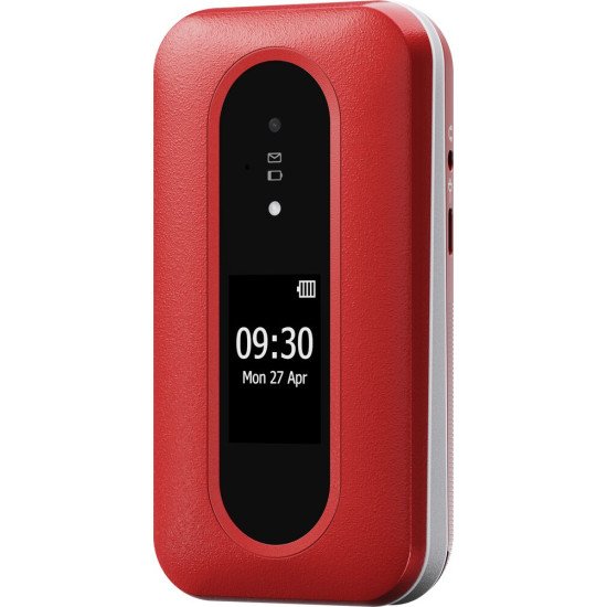 Doro Leva L30 7,11 cm (2.8") 142,7 g Rouge, Blanc Téléphone numérique