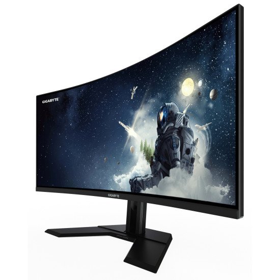 GIGABYTE G34WQCP Moniteur de Jeu Incurvé UWQHD 34" - 3440 x 1440, 1500R, 180Hz, 1ms, 350 cd/m², AMD FreeSync Premium, DisplayHDR 400, HDMI 2.0, DisplayPort 1.4