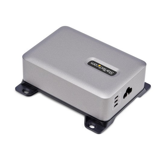 StarTech.com Chargeur USB-C Multi-Appareils à 4 Ports, 240 W au Total, Port Unique 140 W EPR, PD 3.1, Ports de Verrouillage à Vis, Salles de Réunion, Support Inclus pour le Montage en Surface