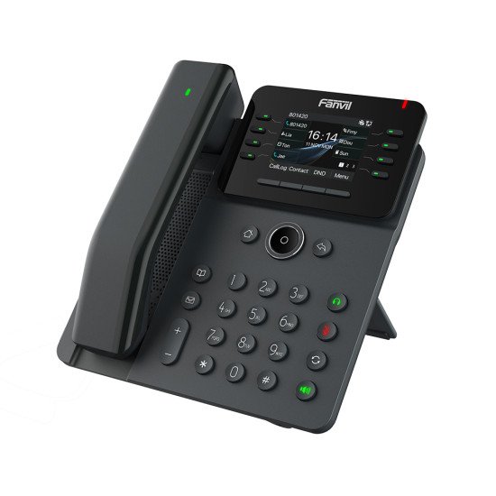 Fanvil V62 Pro téléphone fixe Noir 12 lignes LCD