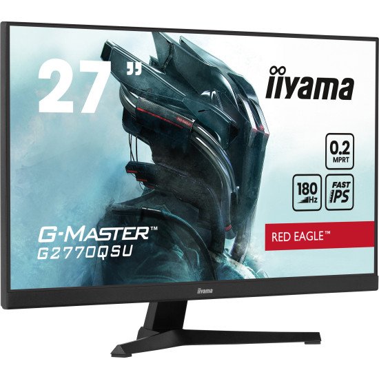 iiyama G-MASTER G2770QSU-B6 écran PC 68,6 cm (27") 2560 x 1440 pixels Wide Quad HD LED Noir