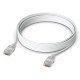 Ubiquiti UACC-Cable-Patch-EL-5M-W câble de réseau Translucide, Blanc Cat6