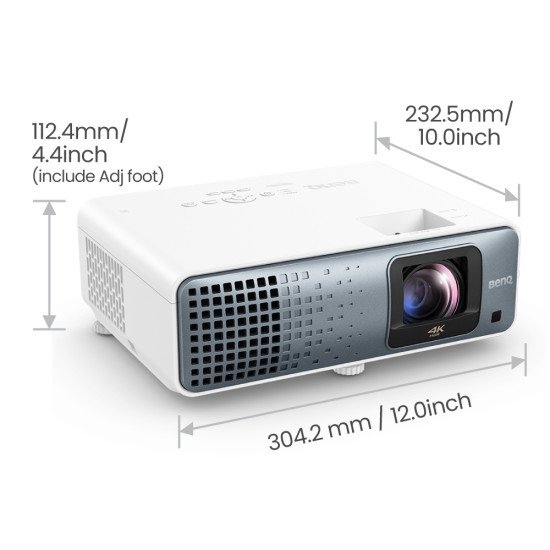 BenQ TK710STi Projecteur à focale standard 3200 ANSI lumens DLP UHD 4K (3840x2160) Compatibilité 3D Noir, Blanc