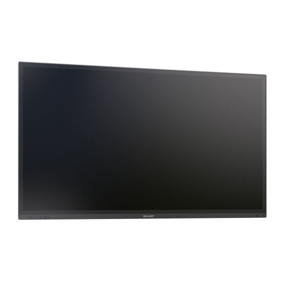 Sharp PN-LA862 Écran plat interactif 2,18 m (86") LCD 500 cd/m² 4K Ultra HD Noir Écran tactile 24/7