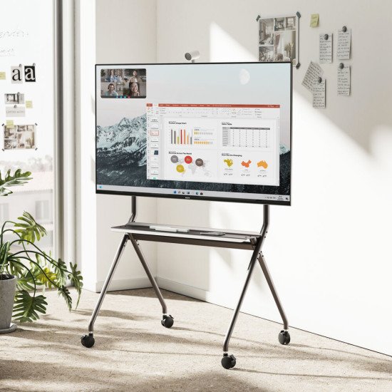 ACT Support de sol mobile pour TV/moniteur, 50" à 86", VESA