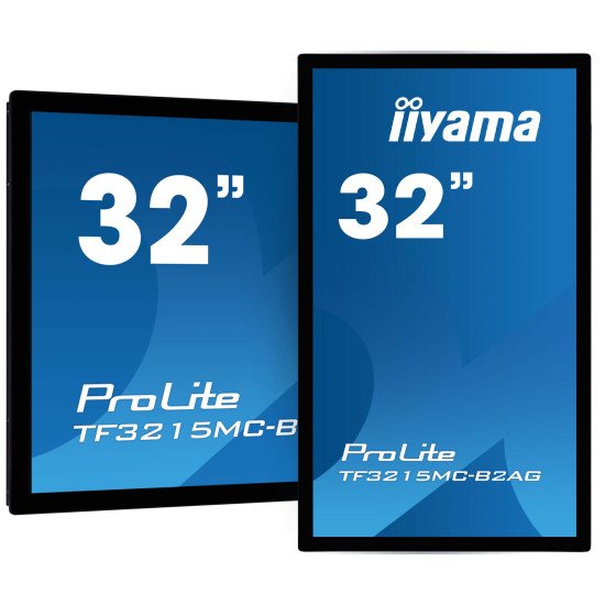 iiyama ProLite TF3215MC-B2AG écran PC 80 cm (31.5") 1920 x 1080 pixels Full HD LED Écran tactile Kiosque Noir