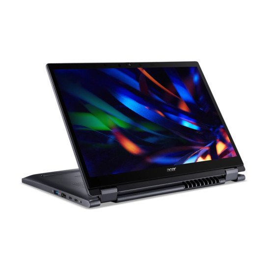 Acer TravelMate Spin P4 TMP414RN-53-TCO-51JS Hybride (2-en-1) 35,6 cm (14") Écran tactile WUXGA Intel® Core™ i5 i5-1335U 16 Go DDR4-SDRAM 512 Go SSD Wi-Fi 6E (802.11ax) Windows 11 Pro Bleu