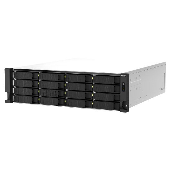 QNAP TS-H2287XU-RP-E2336-32G NAS Rack (3 U) Intel Xeon E E-2336 32 Go DDR4 0 To QuTS hero Noir, Blanc