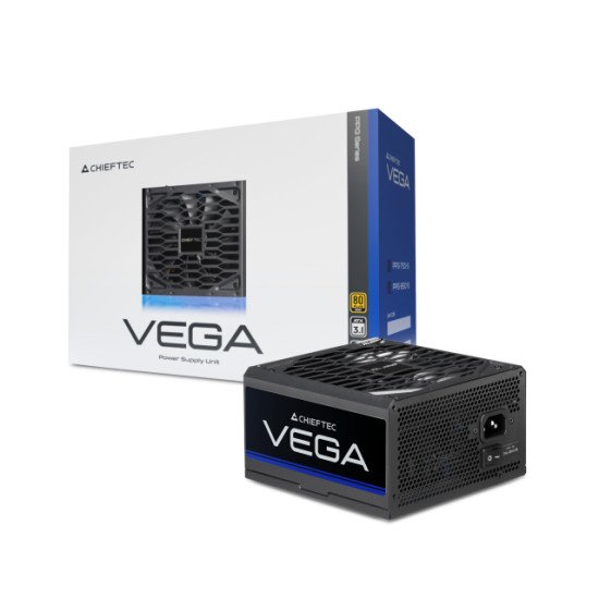 Chieftec Vega 750W Series PPG-750-S unité d'alimentation d'énergie 20+4 pin ATX ATX Noir