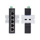 StarTech.com Switch Réseau Industriel 5 Ports Non Géré, 100/1000 Ethernet, Rail DIN/Montage Mural, Commutateur Gigabit IP30 Robuste, -40°C - 75°C, 9~60V DC, Conforme TAA