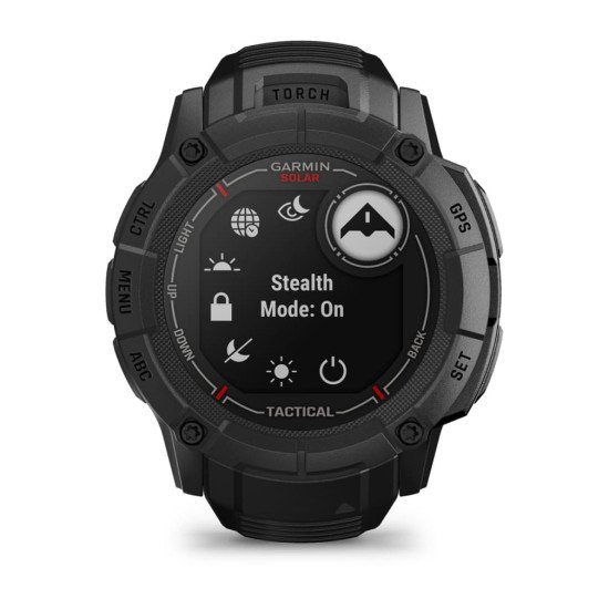 Garmin Instinct 2X Solar Tactical Edition 2,79 cm (1.1") MIP 50 mm Numérique 176 x 176 pixels Écran tactile Noir GPS (satellite)