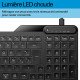 HP 405 Multi-Device Backlit Wired Keyboard