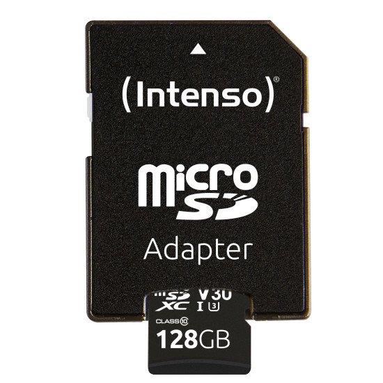 Intenso microSDXC 128GB Class 10 UHS-I Professional - Extended Capacity SD (MicroSDHC) 128 Go Classe 10