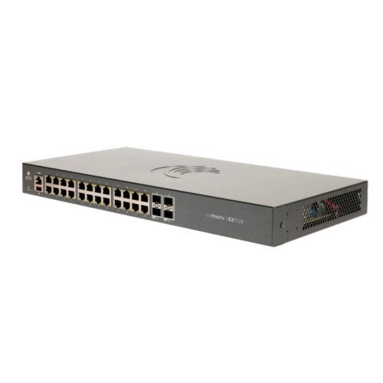 Cambium Networks cnMatrix | EX1028 Géré L2/L3 Gigabit Ethernet (10/100/1000) 1U Gris