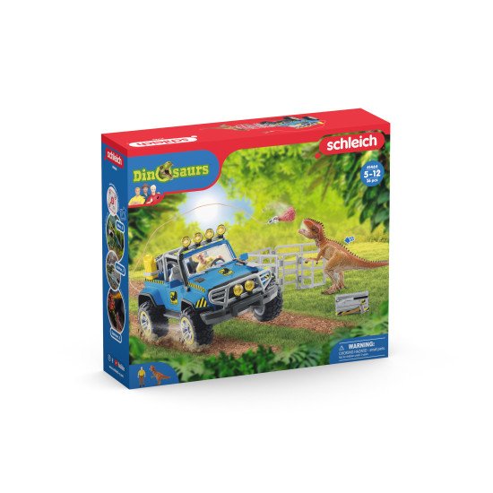 schleich Dinosaurs Voiture tout-terrain avec avant-poste Dino