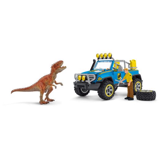 schleich Dinosaurs Voiture tout-terrain avec avant-poste Dino