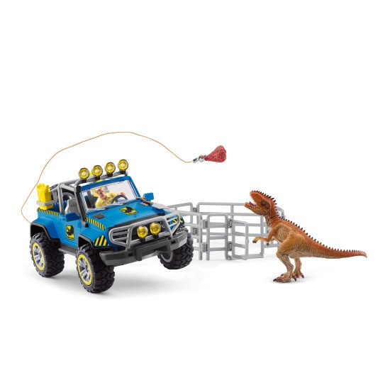 schleich Dinosaurs Voiture tout-terrain avec avant-poste Dino