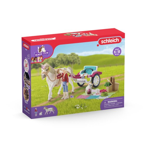 schleich HORSE CLUB Calèche pour le spectacle équestre