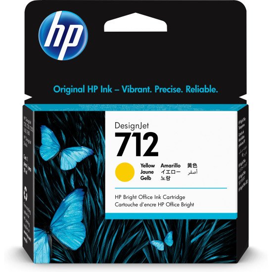 HP 712 Original Jaune 1 pièce(s)