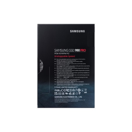 Samsung 980 PRO M.2 1000 Go PCI Express 4.0 V-NAND MLC NVMe